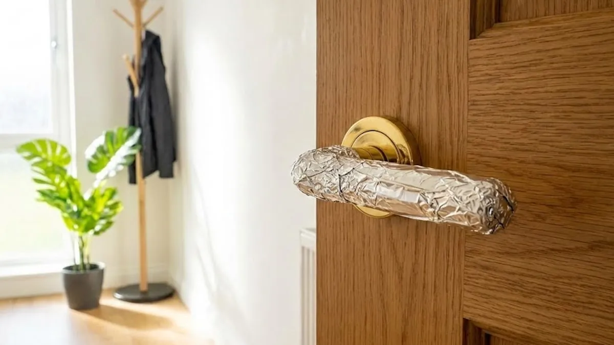 Varför allt fler lindar aluminiumfolie runt dörrhandtag — och den oväntade effekten bakom trenden