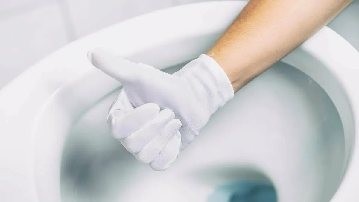 Ett enkelt trick för att få bort kalkbeläggningar i toaletten