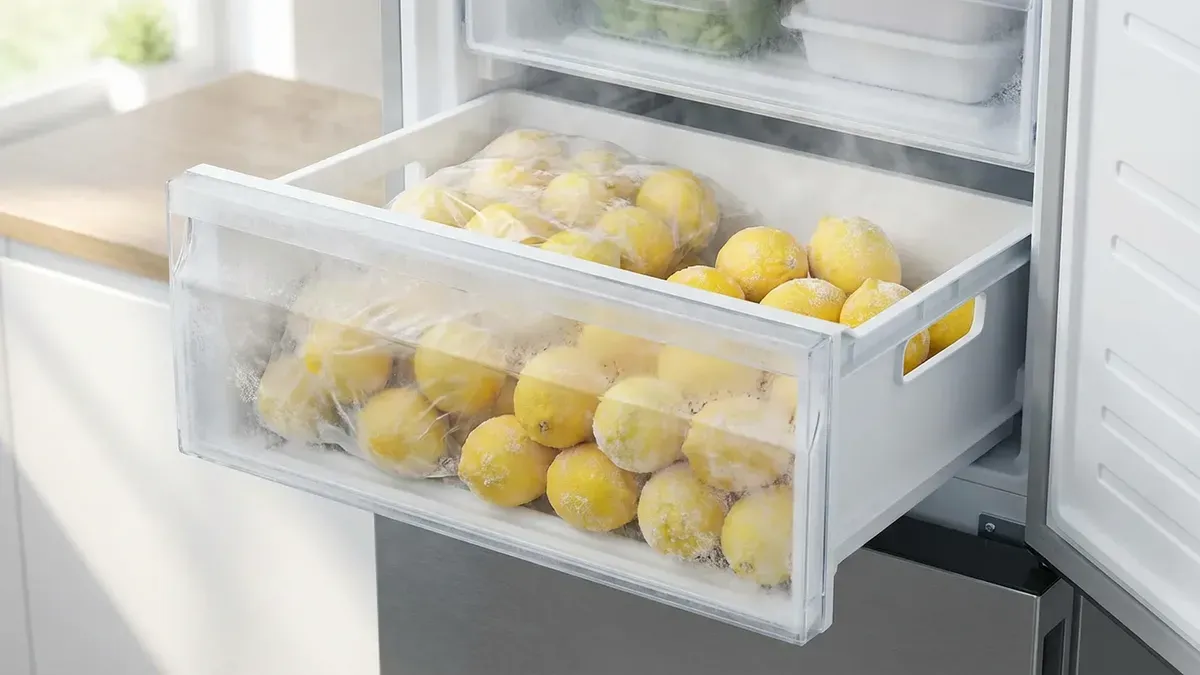 Frys citronen och riv — en ny väg till bättre smak