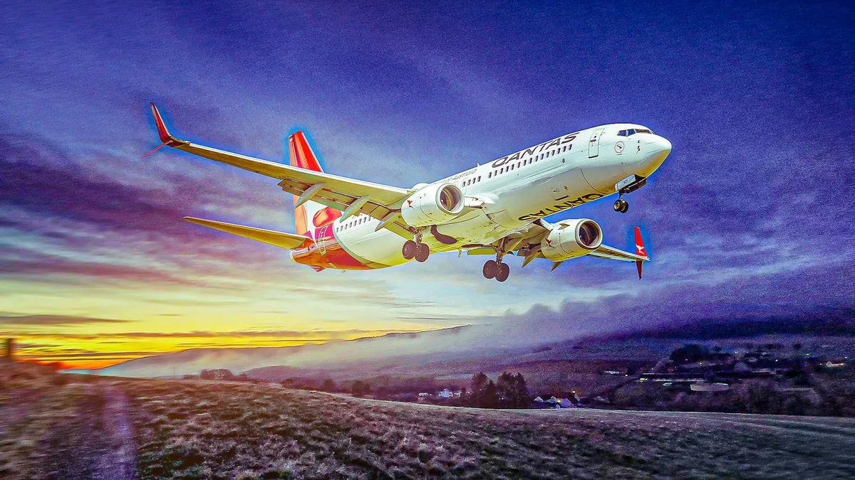 Qantasflyg drabbades av lastningsfel men landade säkert i Sydney