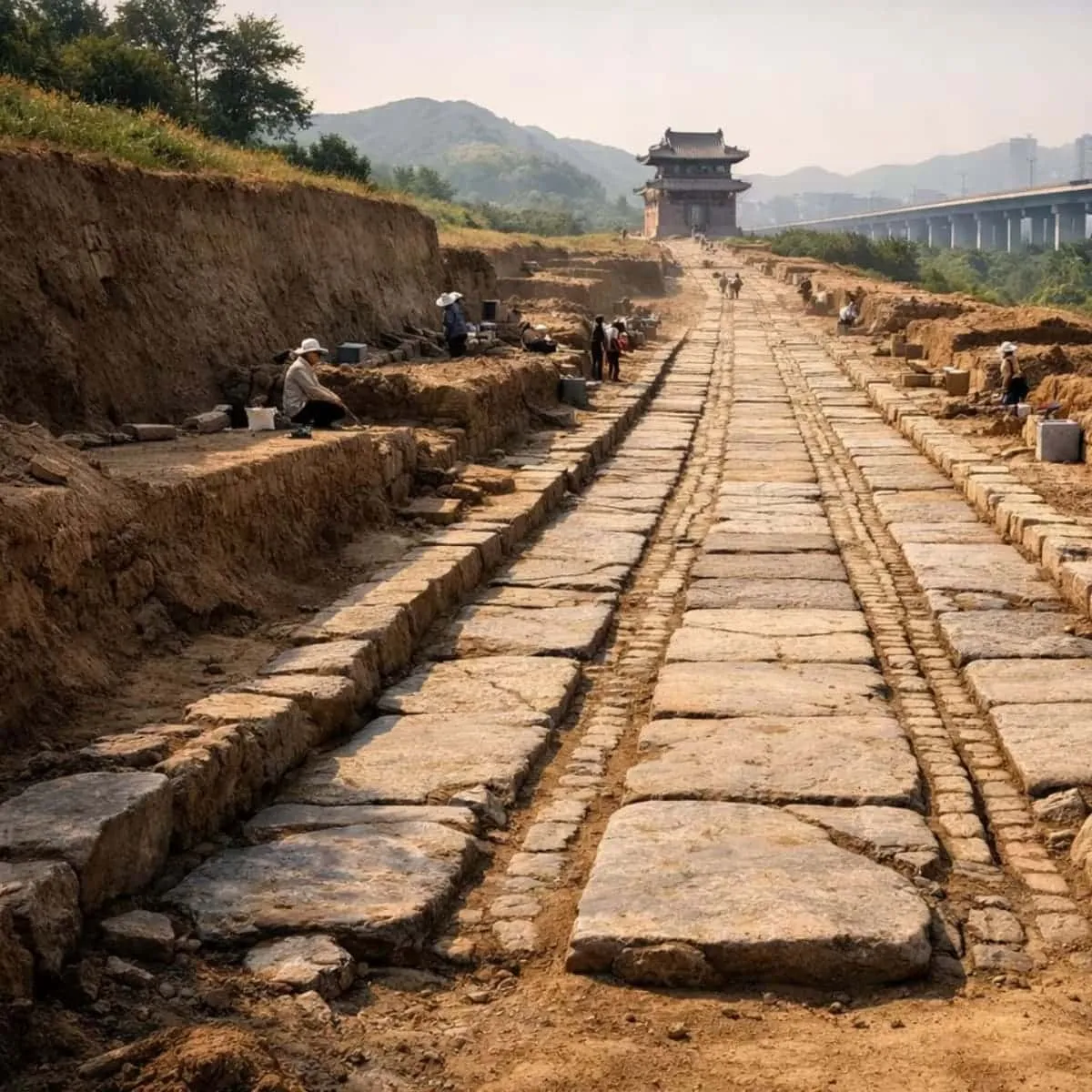 Återupptäckten av Qin Imperial Road: en ingenjörsbedrift från antikens Kina