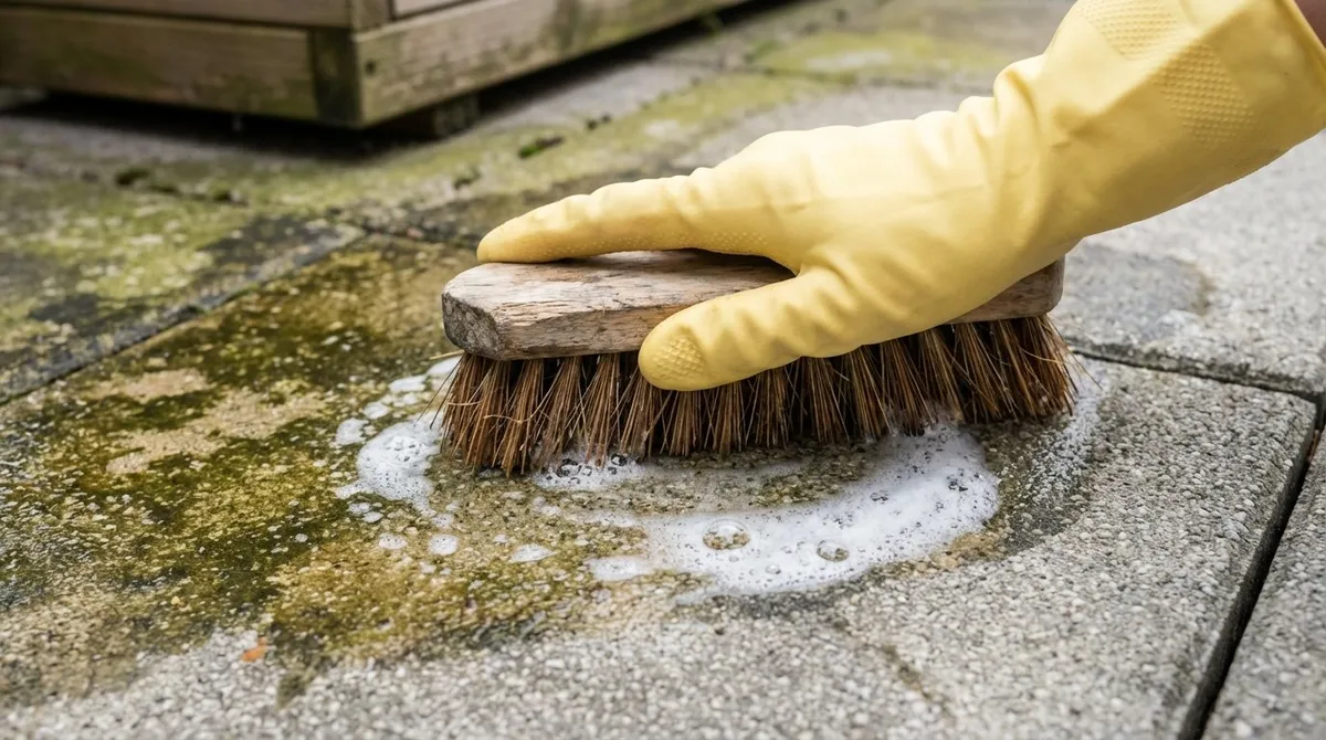 Så får du bort det gröna på terrassen: enkelt och billigt
