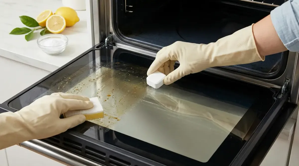 En enkel vana som håller ugnen skinande ren med bikarbonat